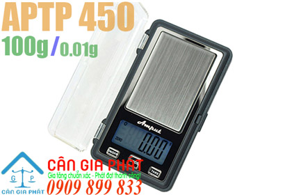 Cân điện tử APTP 450 100g (dùng 2 pin tiếu AAA)