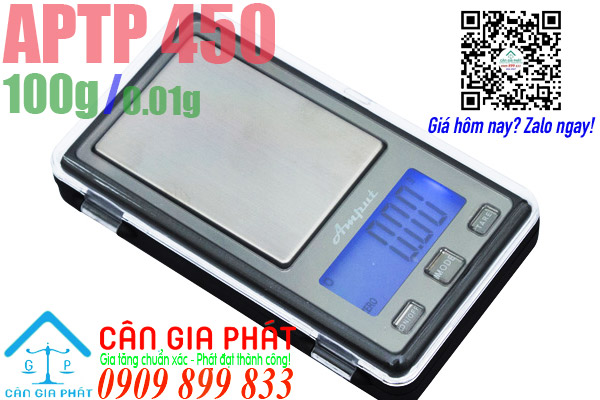 Cân điện tử mini APTP 450 100g - cân mini 100g