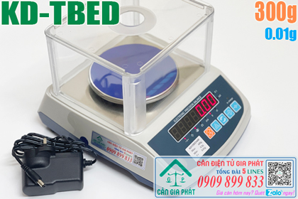 Cân điện tử KD-TBED 300g/0.01g - cân vải - cân giấy - cân mủ cao su