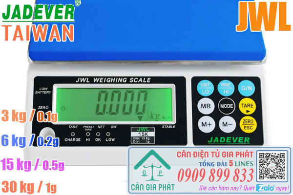 Sửa cân điện tử Jadever JWL 15kg - mua cân điện tử JWL 15kg