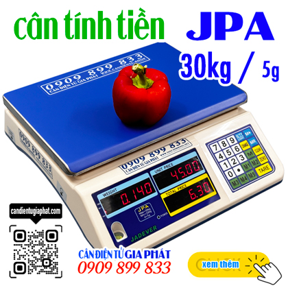 Cân điện tử tính tiền JPA 30kg cân thực phẩm