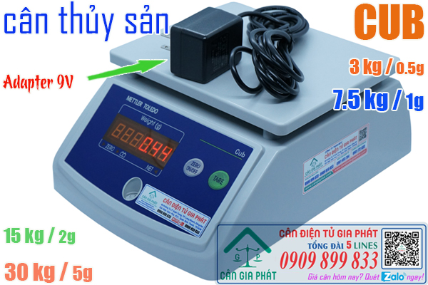 Sạc cân điện tử CUB 30kg - adapter cân điện tử CUB 9V