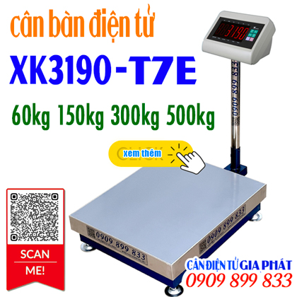 Cân bàn điện tử XK3190-T7E 60kg 150kg 200kg 300kg 500kg