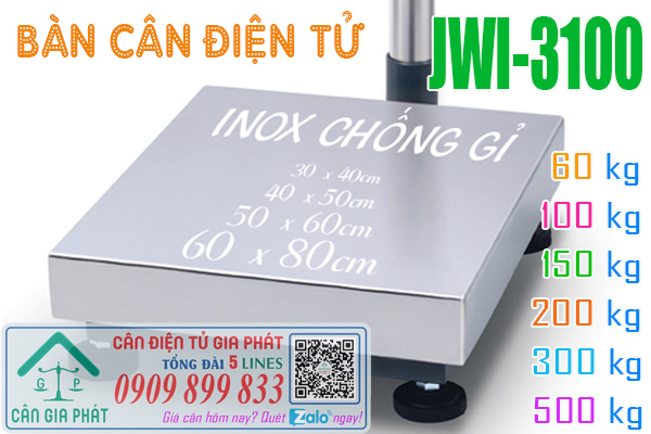 Bàn cân điện tử JWI-3100 60kg 100kg 150kg 200kg 300kg 500kg