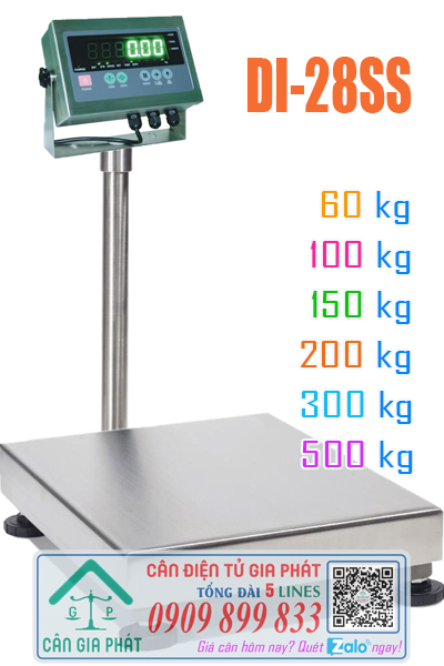 Mua cân điện tử DI-28SS 60kg 100kg 150kg 200kg 300kg 500kg