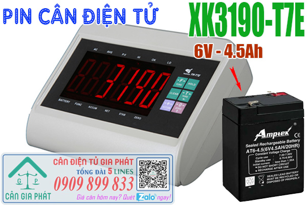 Pin cân điện tử XK3190-T7E 1 - 2 - 3 - 5 - 10 tấn - sửa cân sàn điện tử T7E