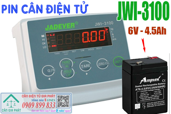 Pin cân điện tử xe nâng JWI-3100 500kg 1 2 3 tấn - sửa cân điện tử JWI-3100