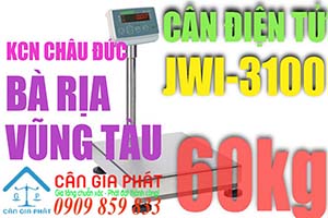 Cân điện tử ở Châu Đức Bà Rịa Vũng Tàu, cân điện tử 60kg JWI-3100