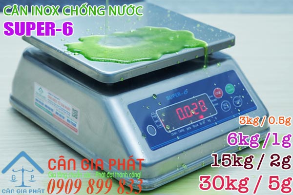 Cân điện tử 30kg inox chống nước - cân 30kg chống nước cân hải sản