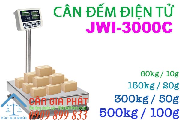Cân đếm điện tử JWI-3000C 60kg 100kg 150kg 200kg 300kg 500kg