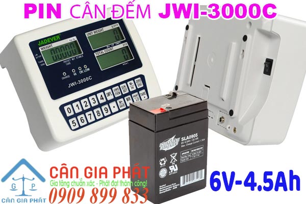 Pin cân điện tử JWI-3000C 60kg 100kg 150kg 200kg 300kg 500kg