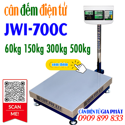 Cân đếm điện tử JWI-700C 60kg 100kg 150kg 200kg 300kg 500kg