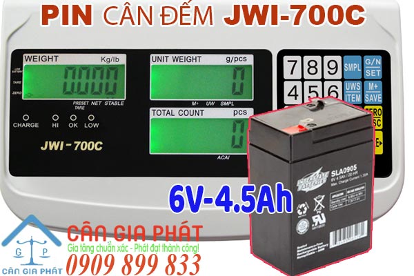 Pin cân điện tử JWI-700C - pin cân điện tử Jadever