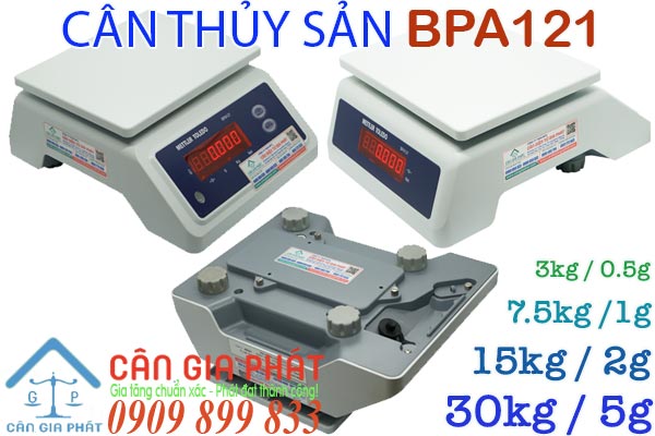 Cân thuỷ sản BPA121 3kg 7.5kg 15kg 30kg cân 2 màn hình