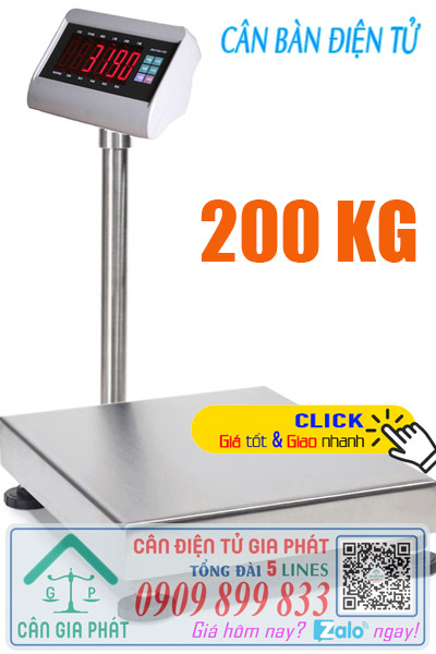 Cân bàn điện tử 200kg XK3190-T7E - cân điện tử 200kg - cân 200kg