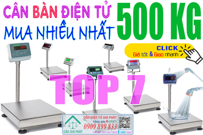 Top 7 cân bàn điện tử 500kg mua nhiều nhất