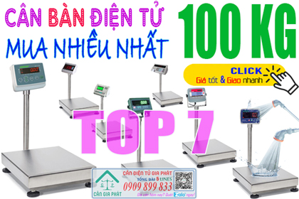 Top 7 cân bàn điện tử 100kg mua nhiều nhất