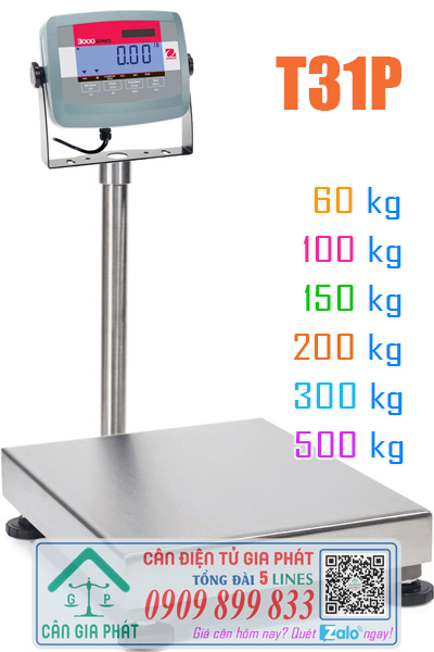 Mua cân điện tử Ohaus T31P 60kg 100kg 150kg 200kg 300kg 500kg