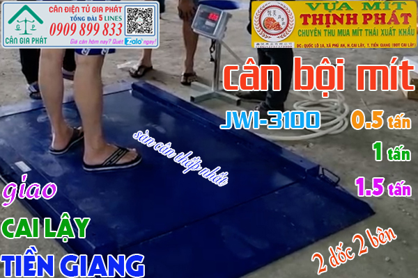 Cân mít điện tử 500kg 1 tấn 2 tấn - Vựa Mít Thịnh Phát - Cai Lậy Tiền Giang