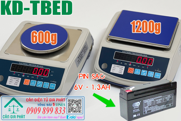 Pin cân điện tử KD-TBED 1200g - sửa cân điện tử KD-TBED 1200g