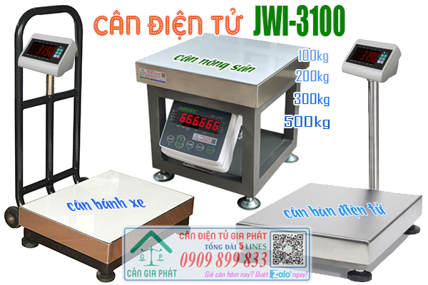 Mua cân điện tử JWI-3100 cân nông sản 100kg 200kg 300kg 500kg