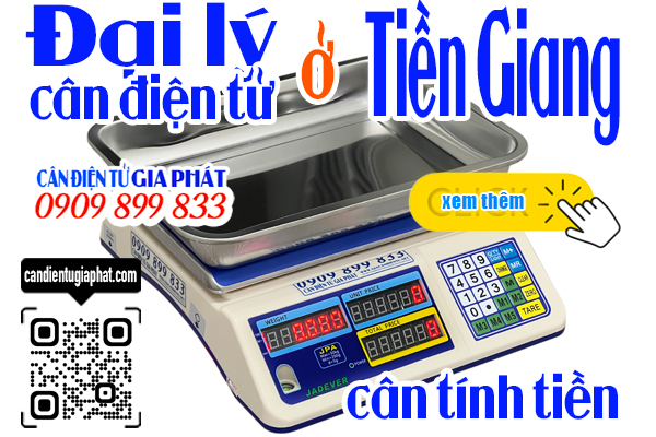 Đại lý cân điện tử Tiền Giang - cân tính tiền 30kg