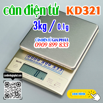 Cân điện tử Tanita KD-321 3kg/0.1g