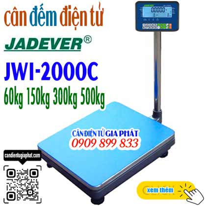 Cân điện tử JWI-2000C đếm số lượng 60kg 150kg 300kg 500kg