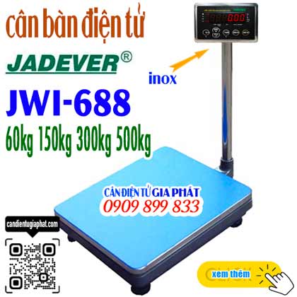 Cân bàn điện tử JWI-688 60kg 150kg 300kg 500kg