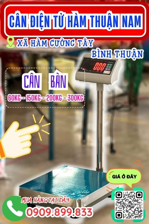 Cân điện tử ở Hàm Cường Tây Hàm Thuận Nam Bình Thuận - cân bàn 