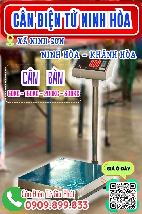 Cân điện tử ở Ninh Sơn Ninh Hòa Khánh Hòa - cân bàn điện tử