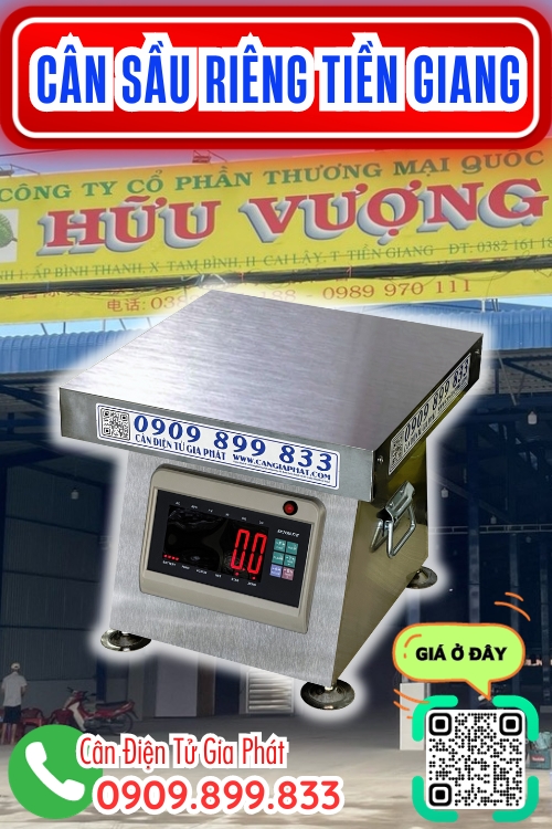Cân điện tử cân sầu riêng 100kg 200kg 300kg ở Tiền Giang - vựa Hữu Vượng