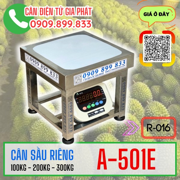 Cân điện tử A-501E cân sầu riêng 100kg 200kg 300kg inox